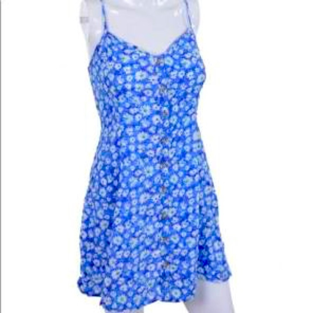 American Eagle Blue Floral Dress NWOT